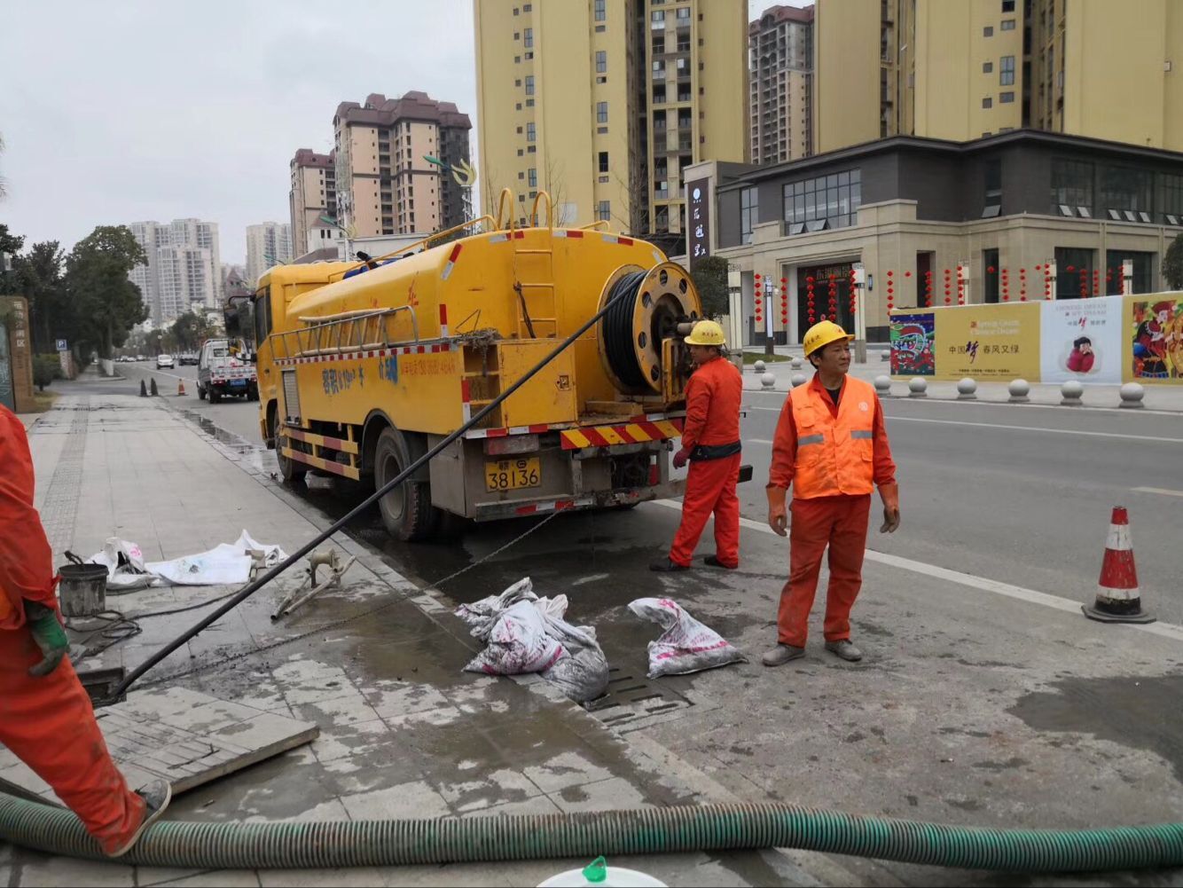 滑县排污管道清淤-管道清洗